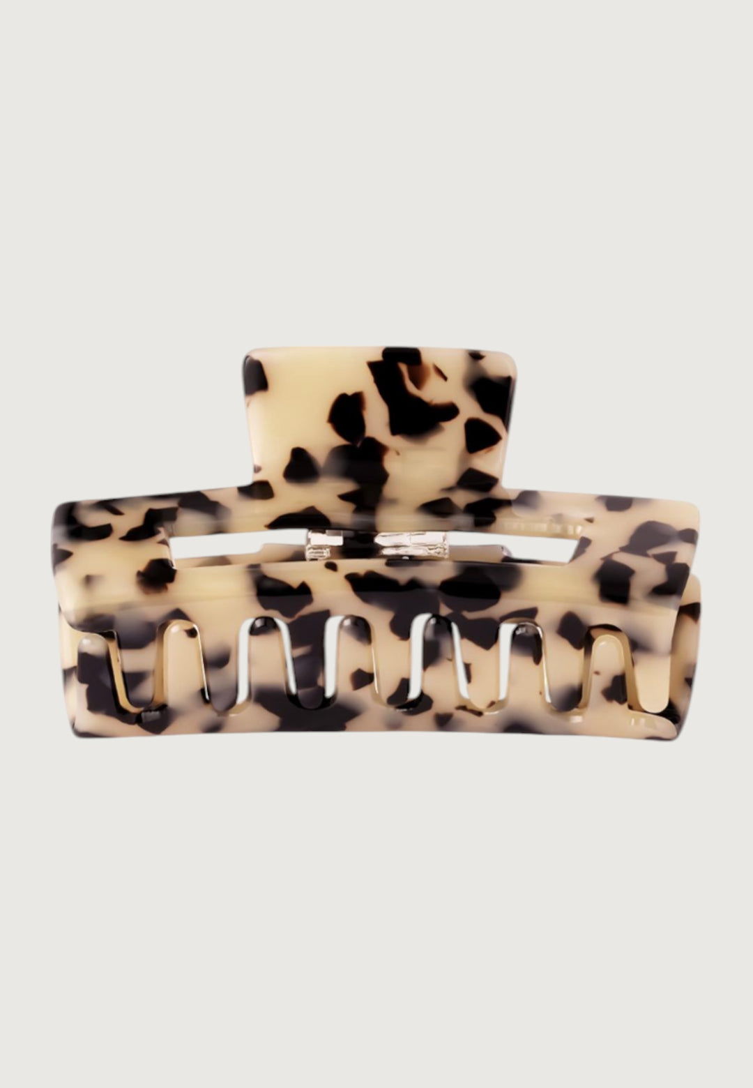 Große Haarspange mit Leoprint
