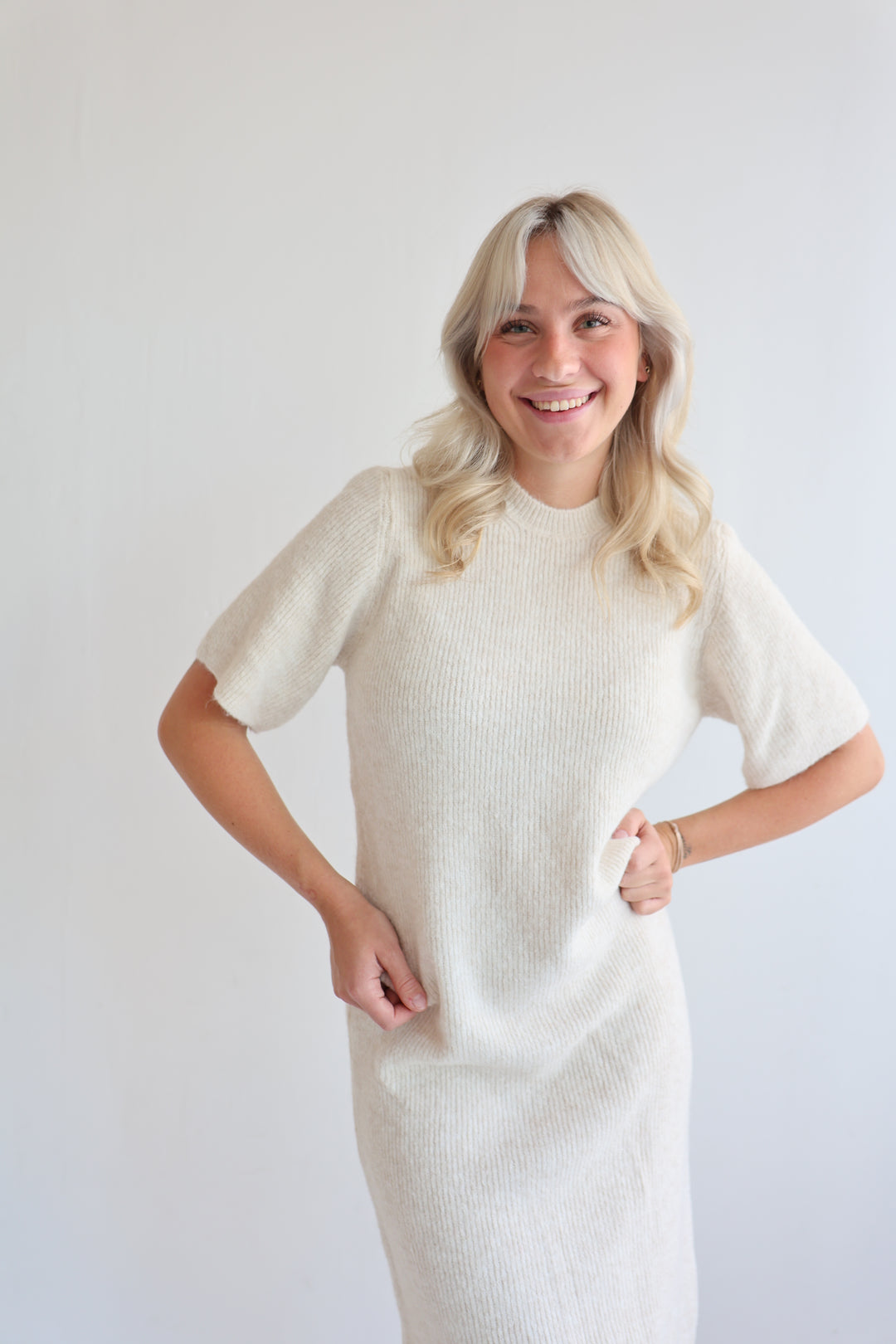 Langes Strickkleid Nuna