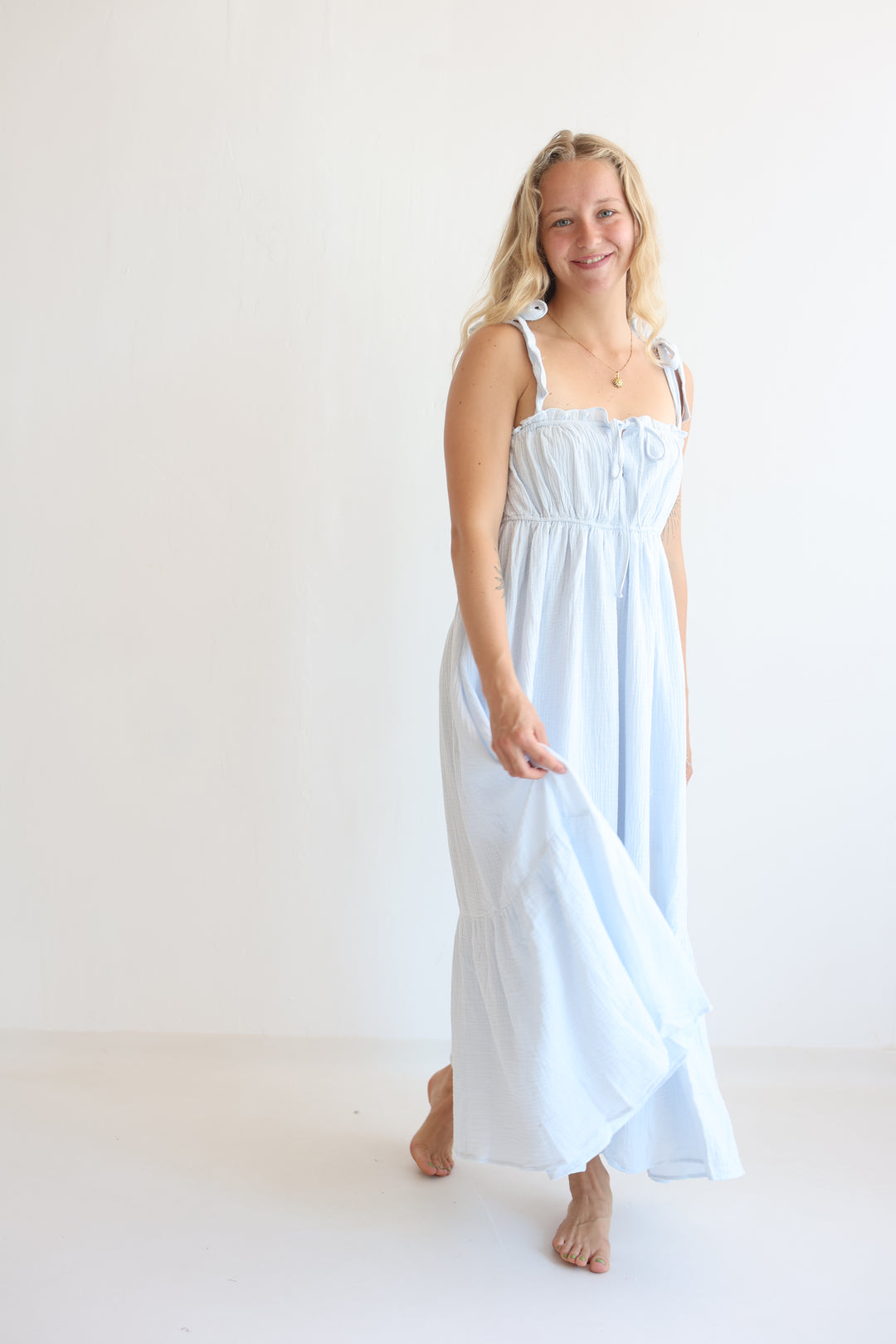 Pastel Musselin Summer Dress