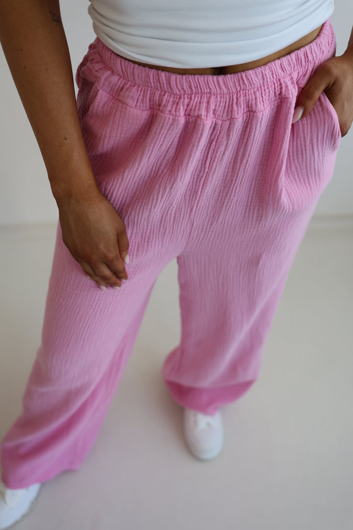 Lange Musselinhose Casual