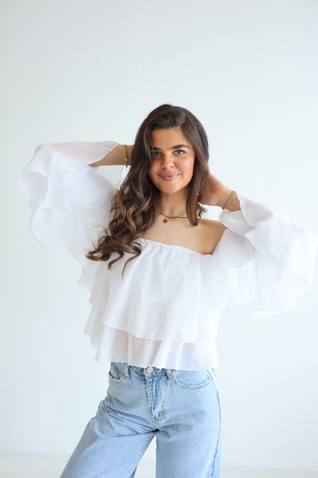 Offshoulder Bluse Golden Summer