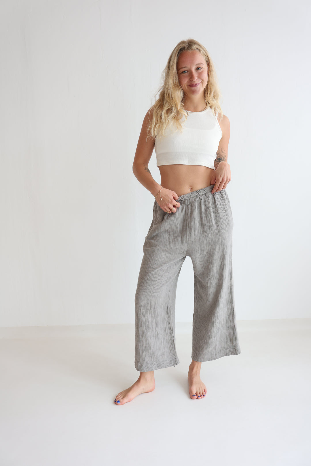 Casual Musselin Pants Petite