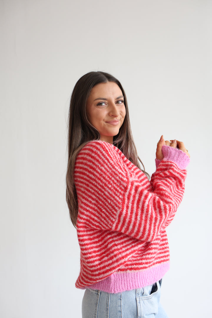 Gestreifter Pullover Moodline Knit