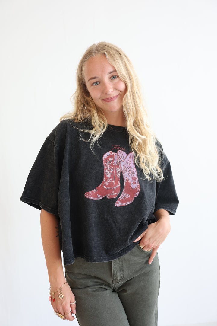 Western Boots Relaxed Fit Tee