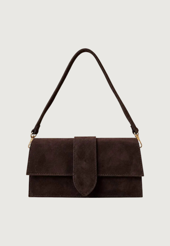 Velvet Edge Shoulder Bag