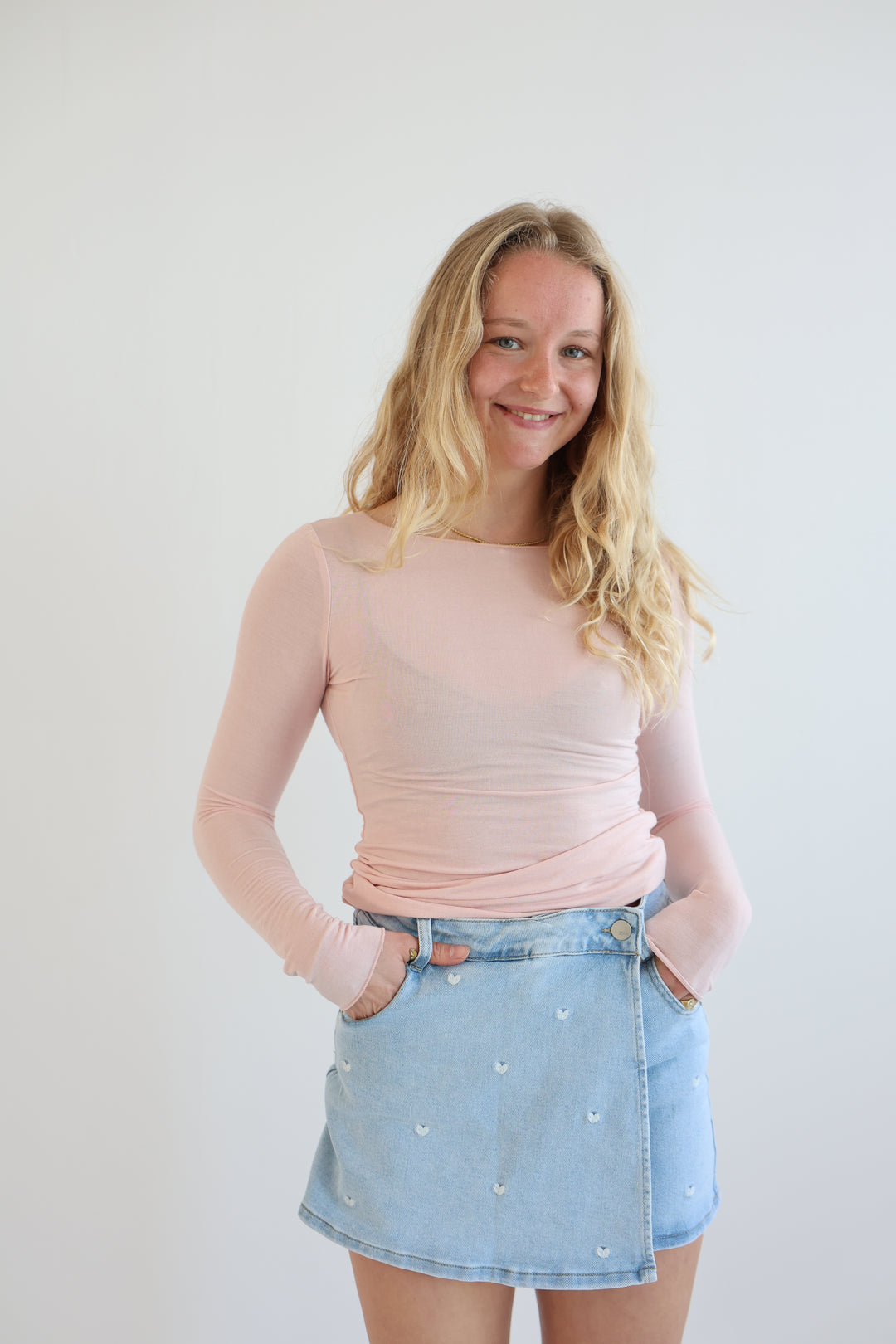 Jeans-Hosenrock Tiny Hearts