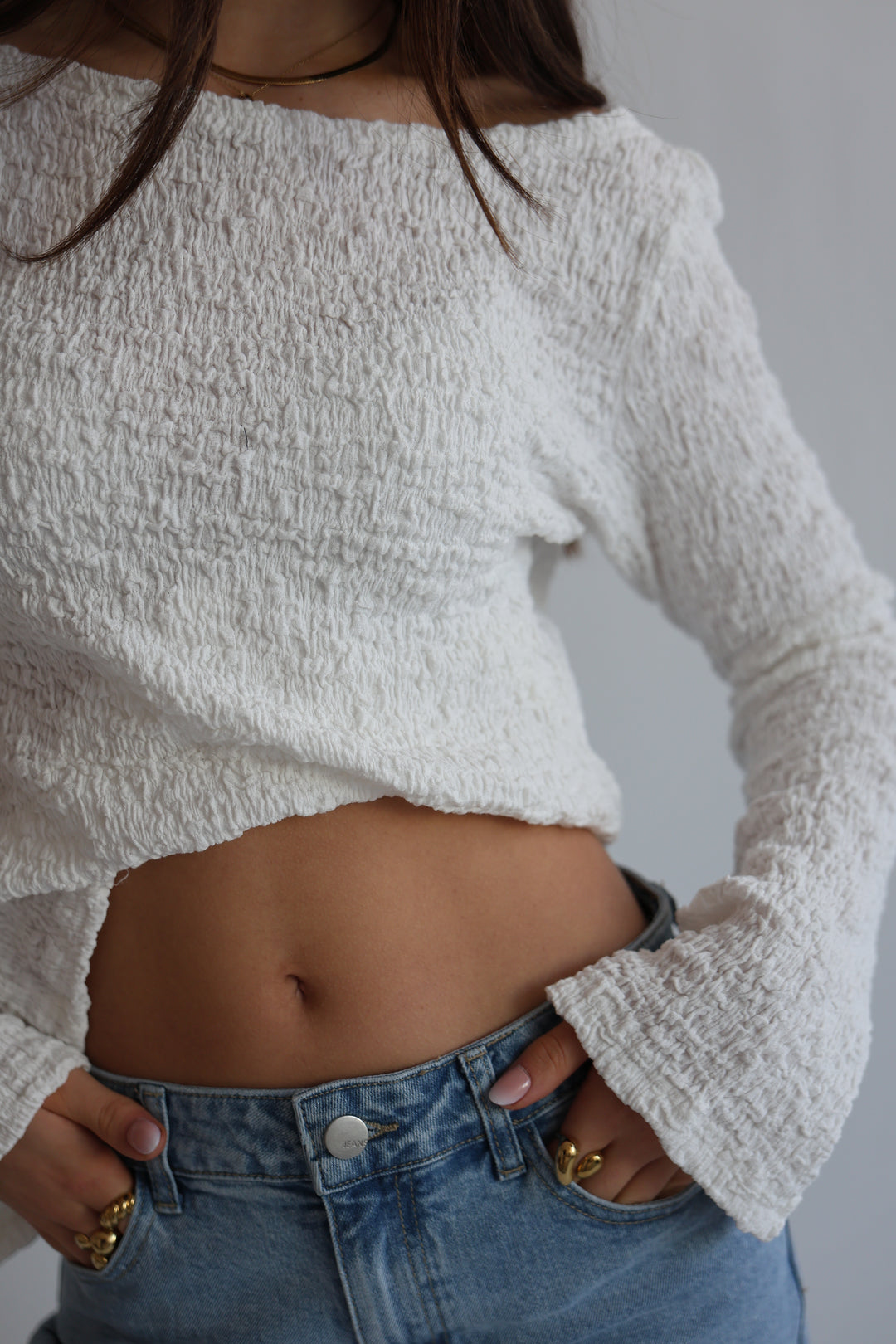 Longsleeve mit Struktur Ina