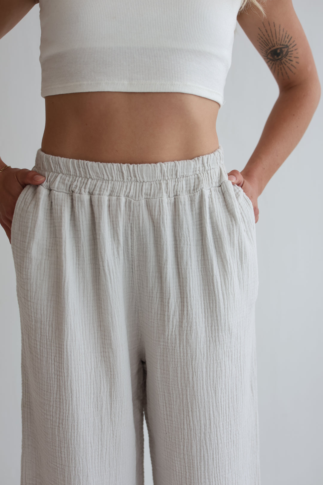 Casual Musselin Pants Petite