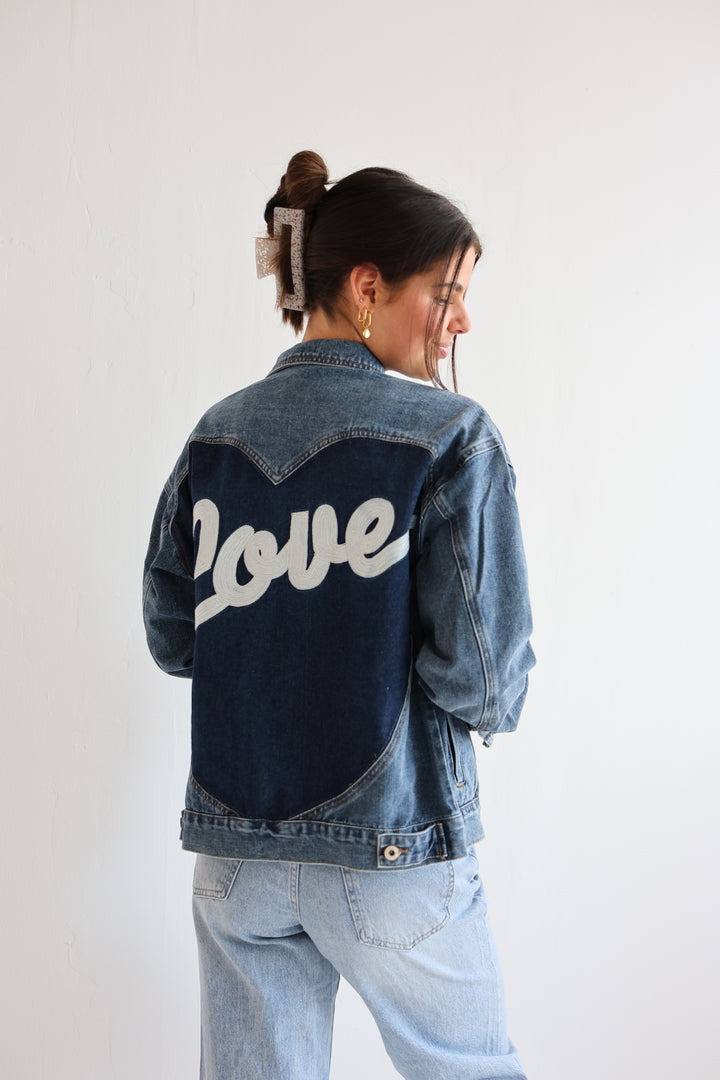 Love Letter Denim Jacket