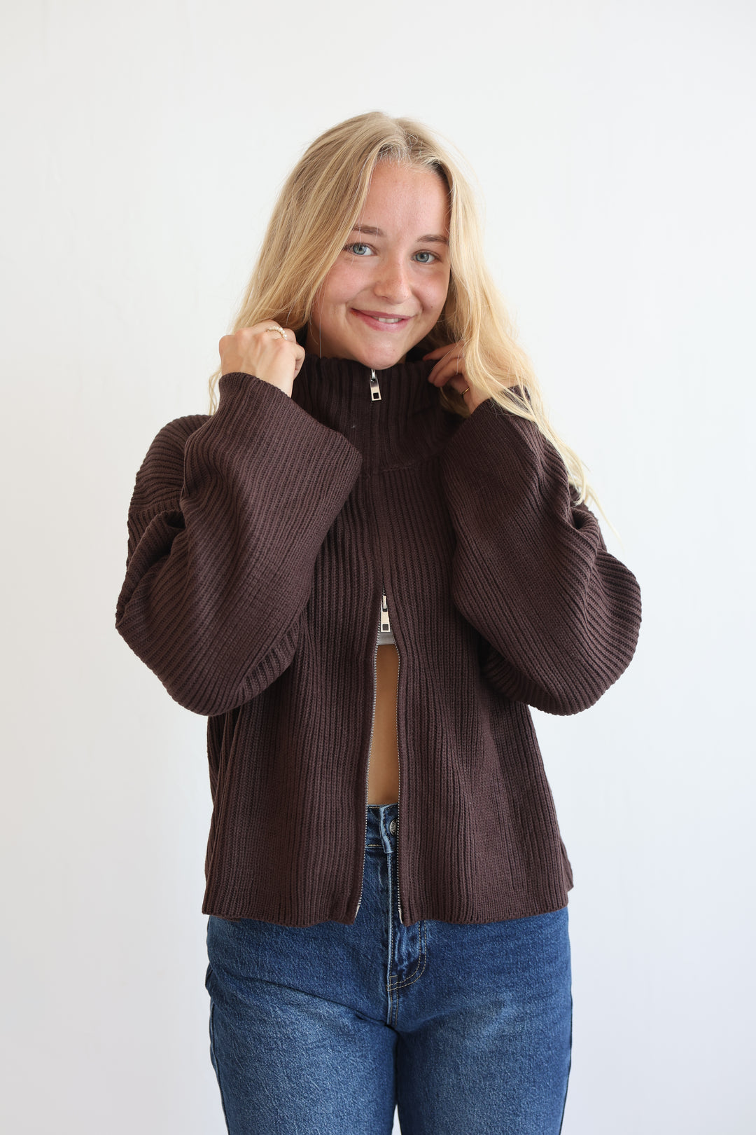 Softline Zip Cardigan