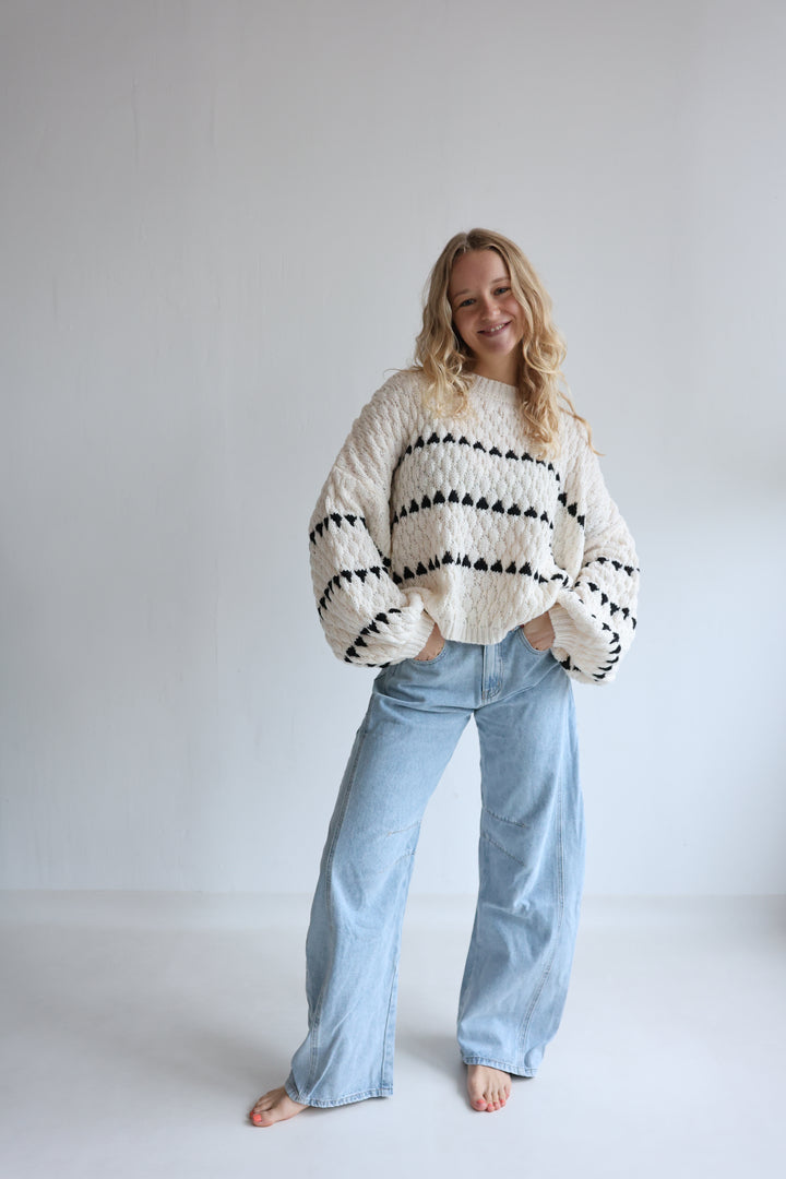 Bubble Knit Pullover