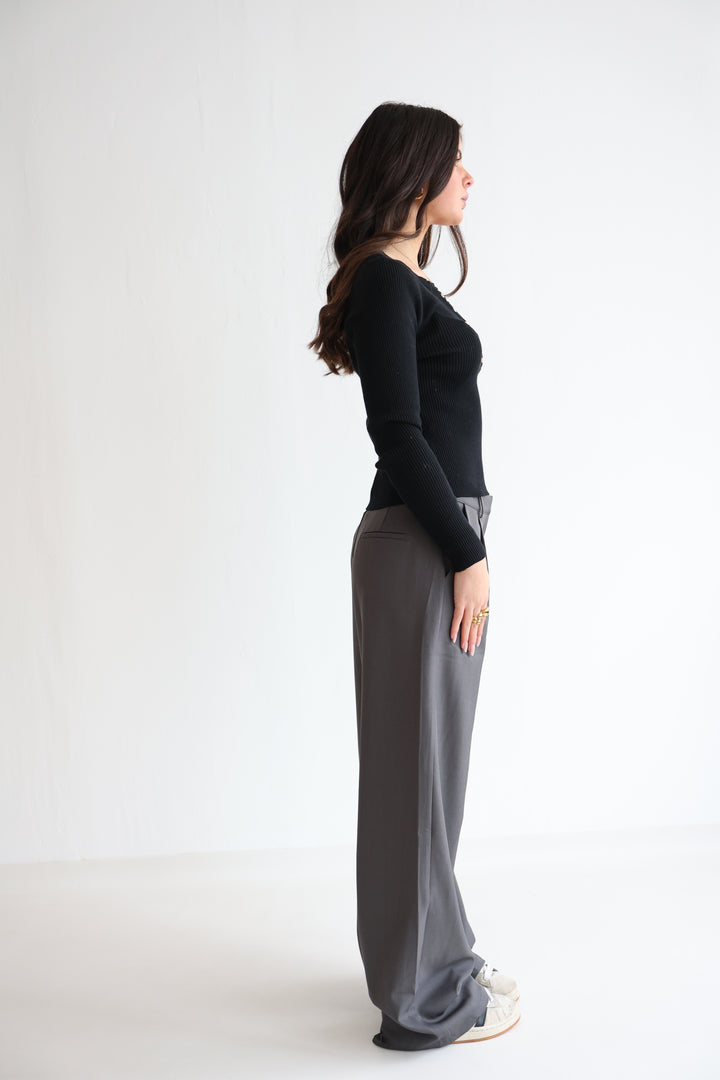 Bundfaltenhose Casual Look