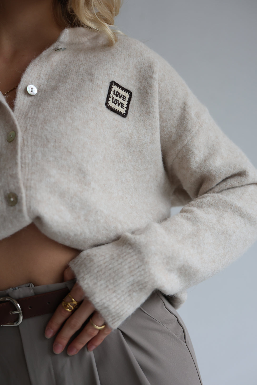 Strickjacke Love is Love