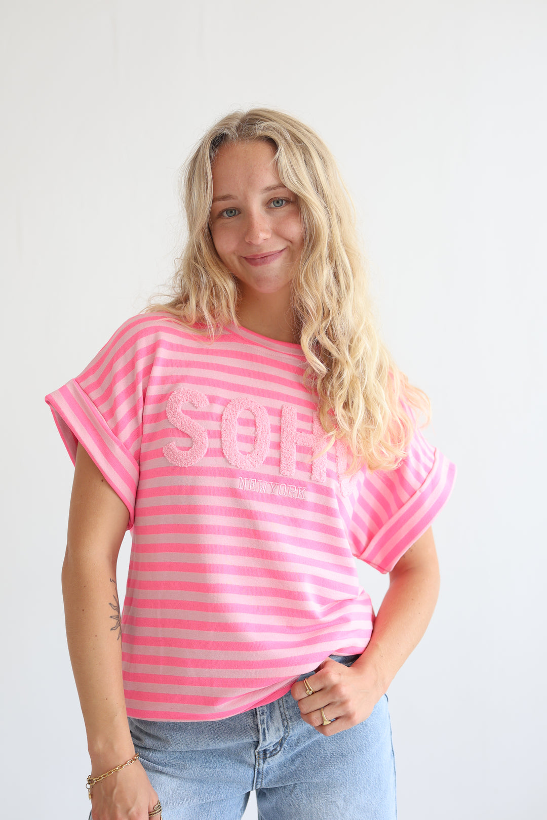 Gestreiftes T-Shirt Soho New York