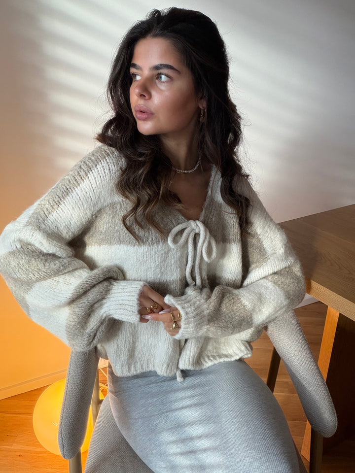 Gestreifter Cardigan Luana