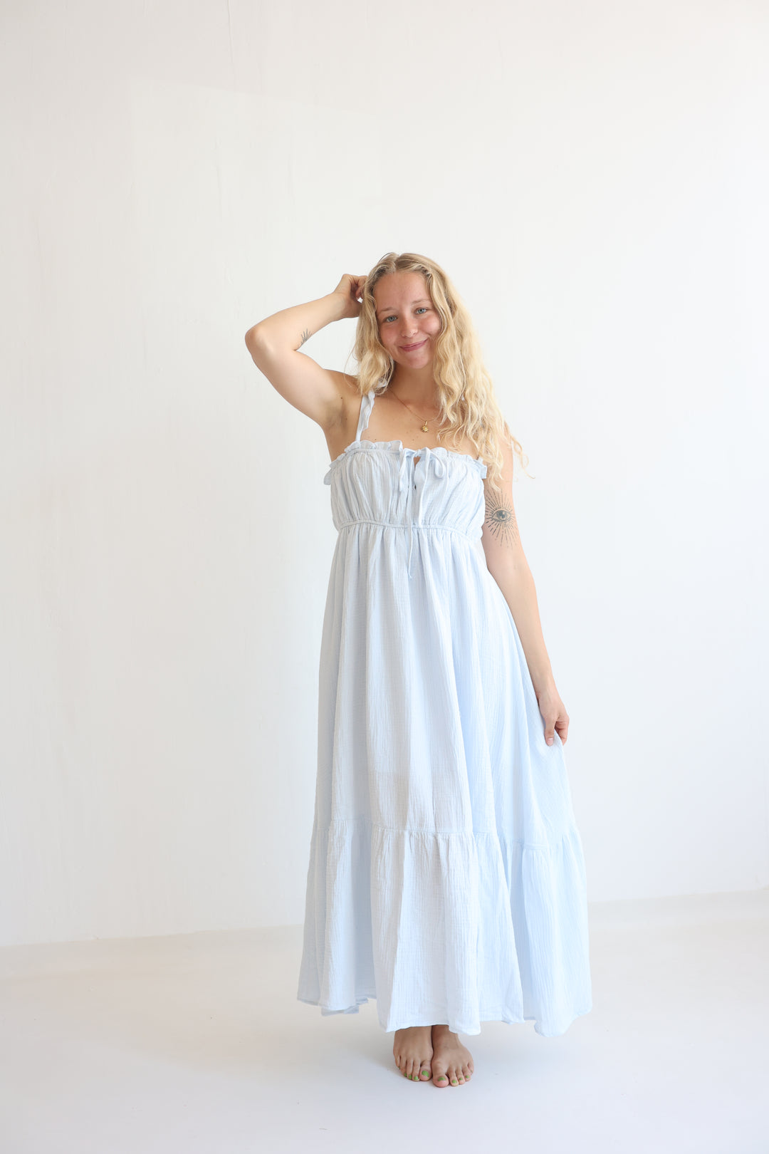 Pastel Musselin Summer Dress