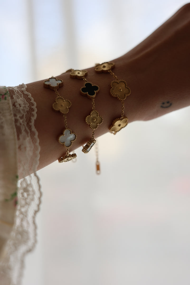 Armband Big Golden Clover