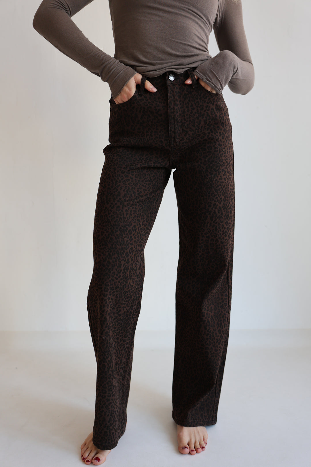 Straight Fit Jeans Wild Choco