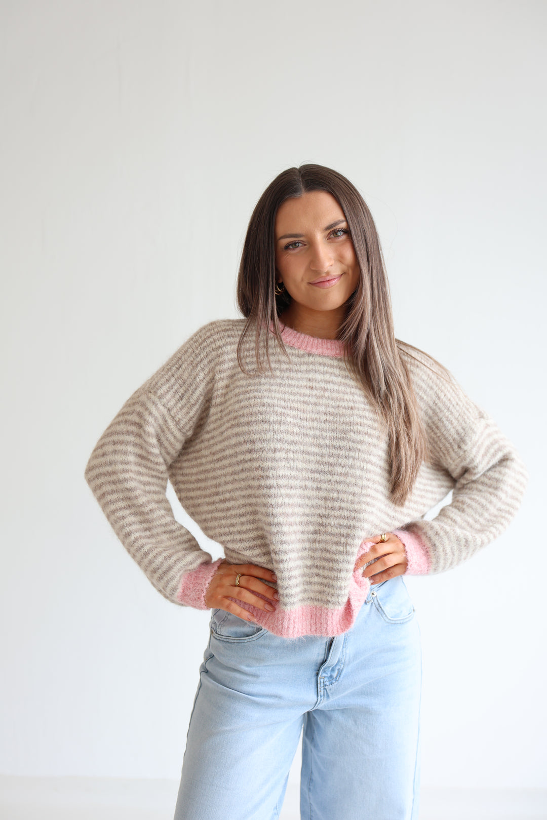 Gestreifter Pullover Moodline Knit