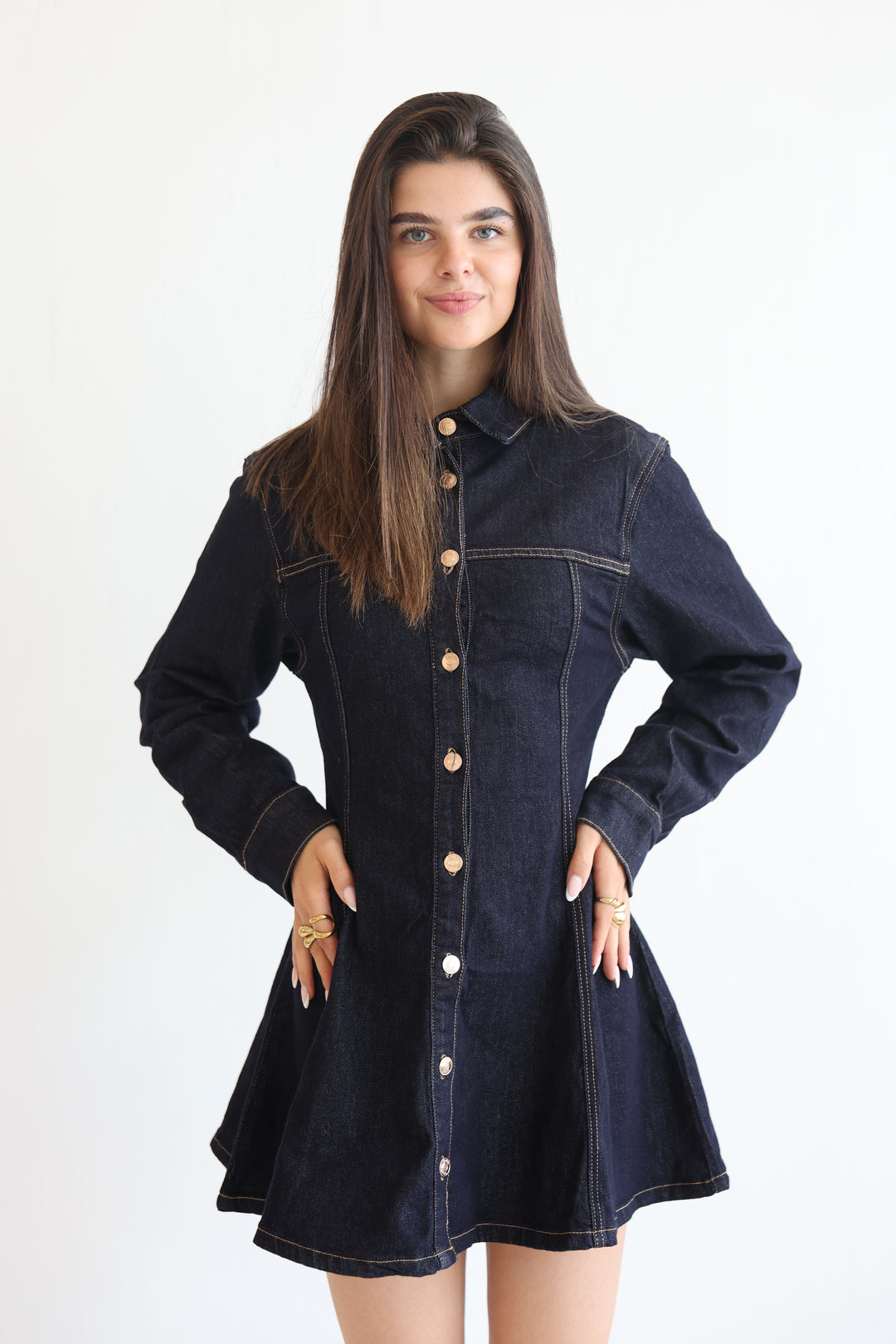 Denim Belle Mini Dress