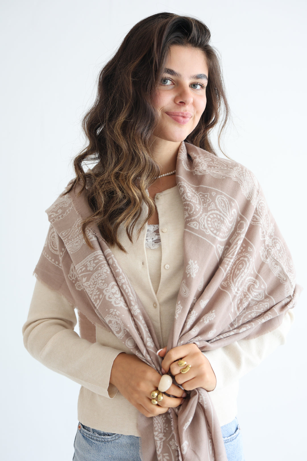 Bohemian Bloom Scarf