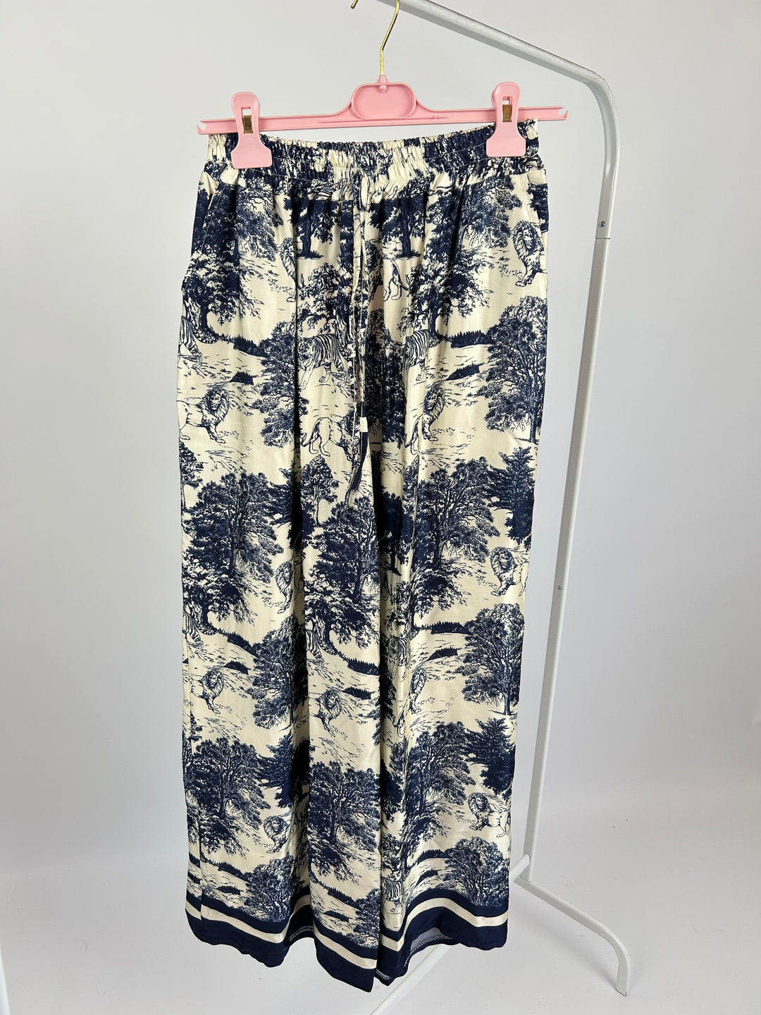 LUXURY HOSE LANG DUNKELBLAU EINHEITSGRÖSSE (B-WARE)