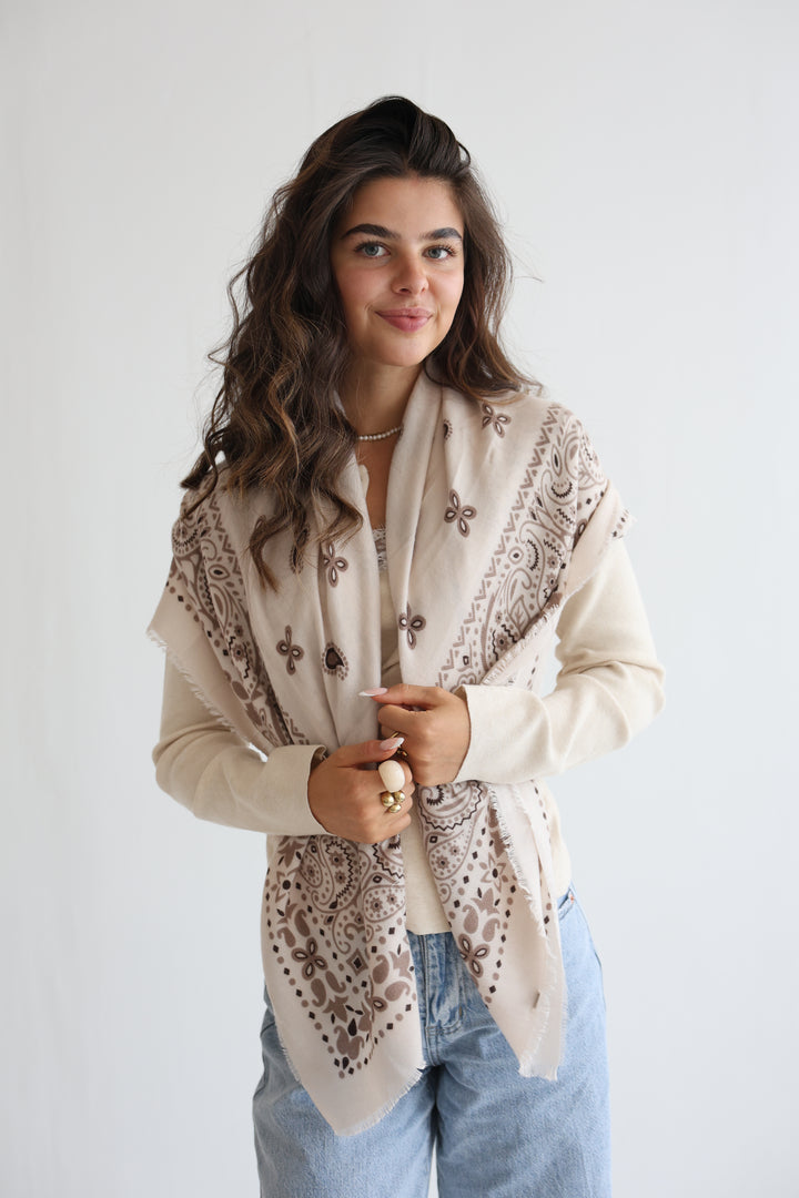 Vintage Paisley Scarf