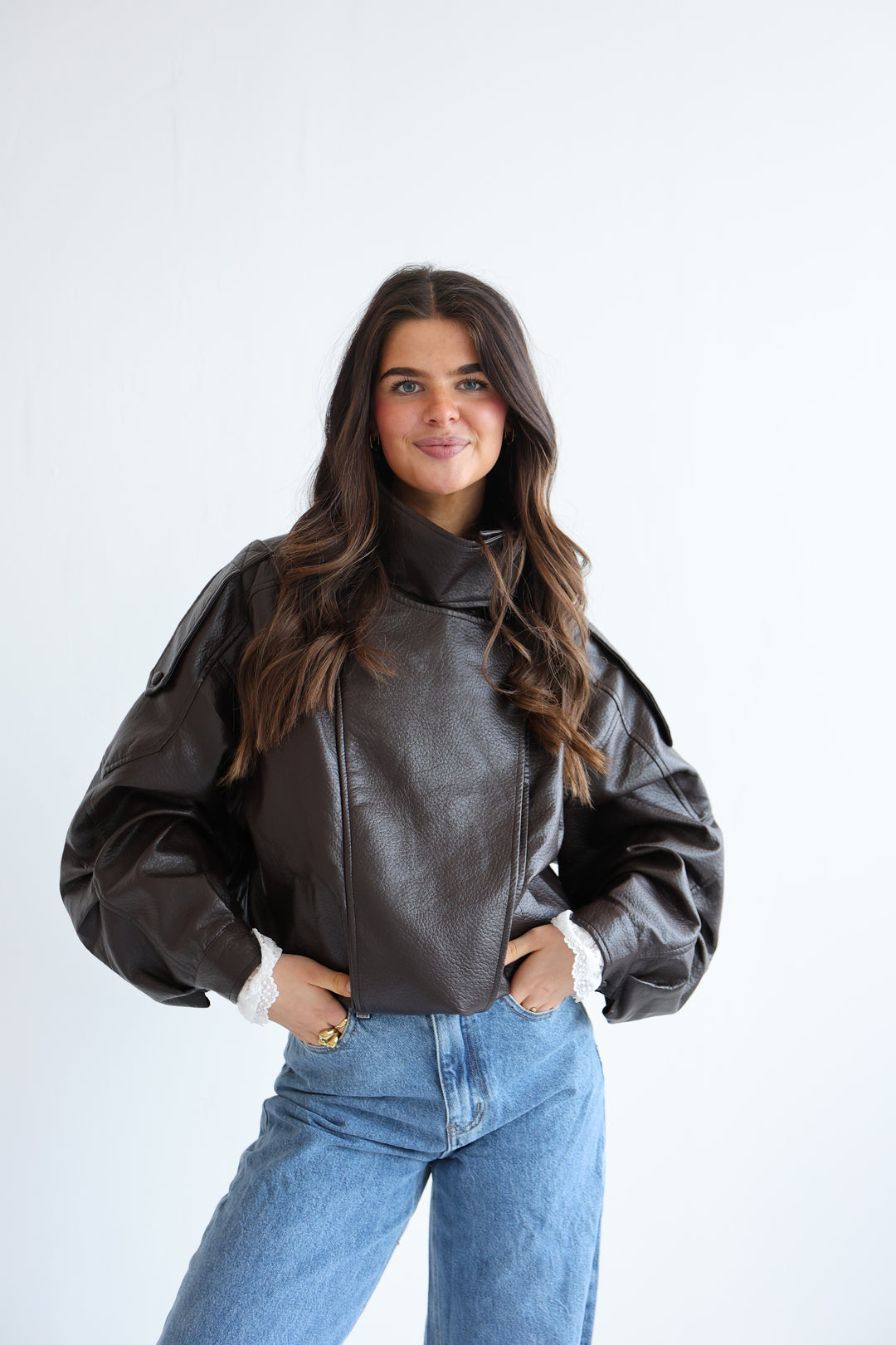 Oversize Bikerjacke Milano