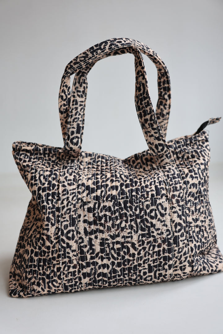 Leopard Print Tote Bag