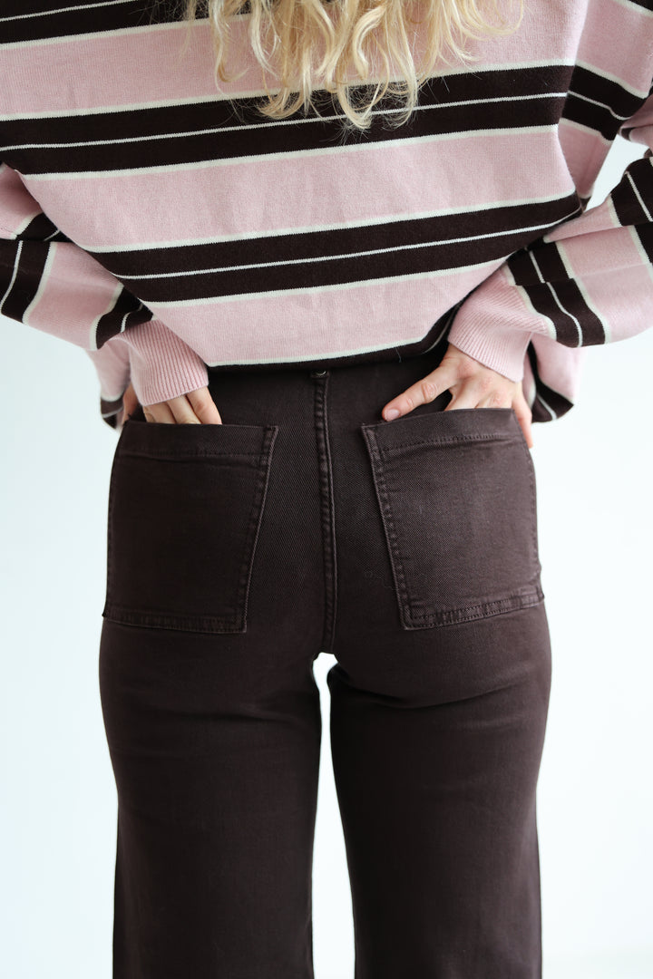 Straight Fit Jeans Coffee