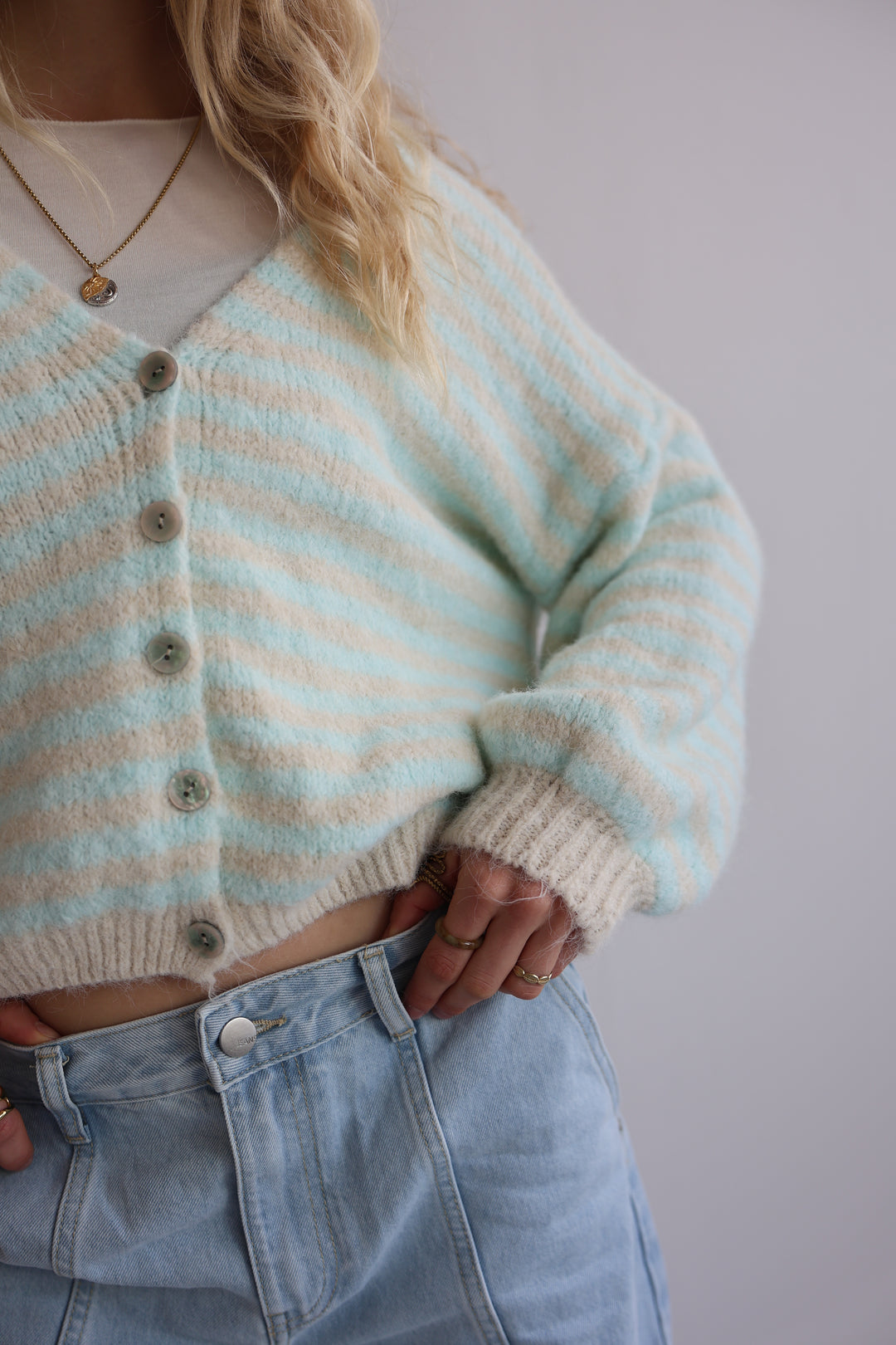 Gestreifter Cardigan Cosima