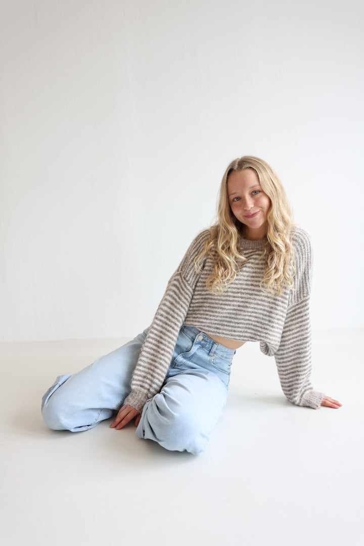 Gestreifter Pullover Moodline Knit