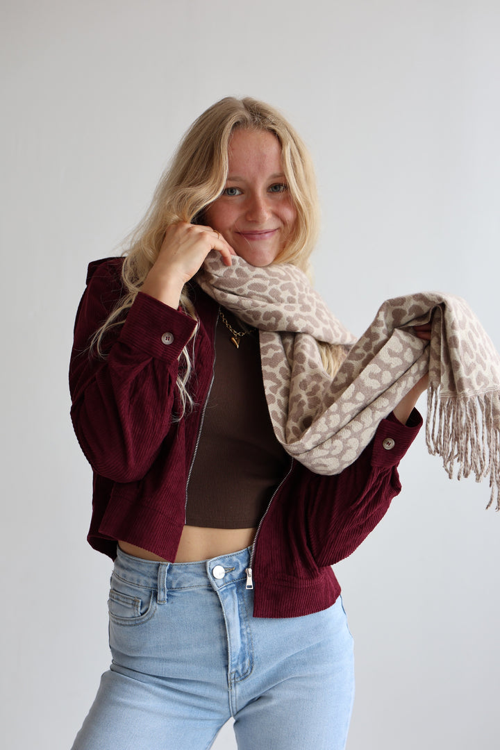 Langer Schal Wild Winter
