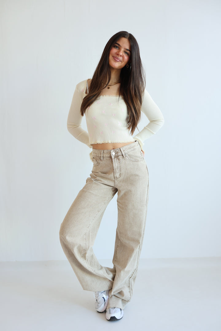 Extra Long Wide Leg Jeans Thessa