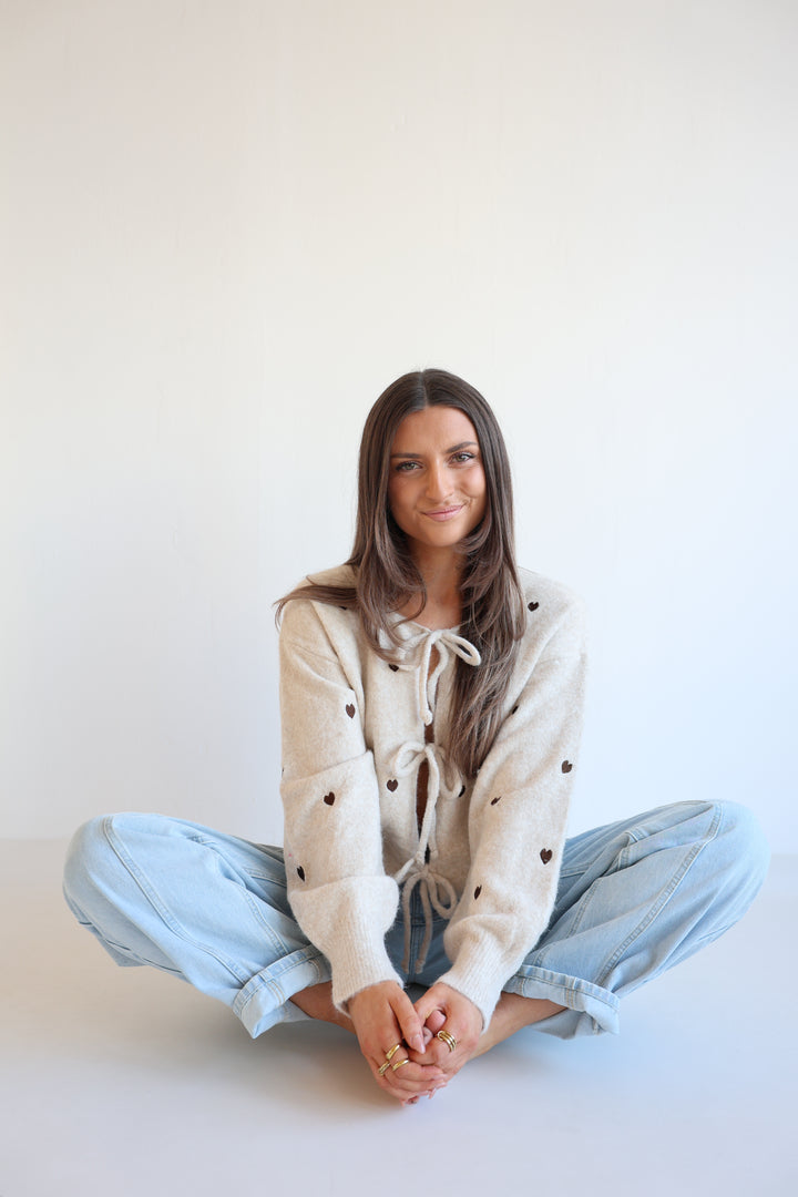 Sweetheart Bow Cardigan