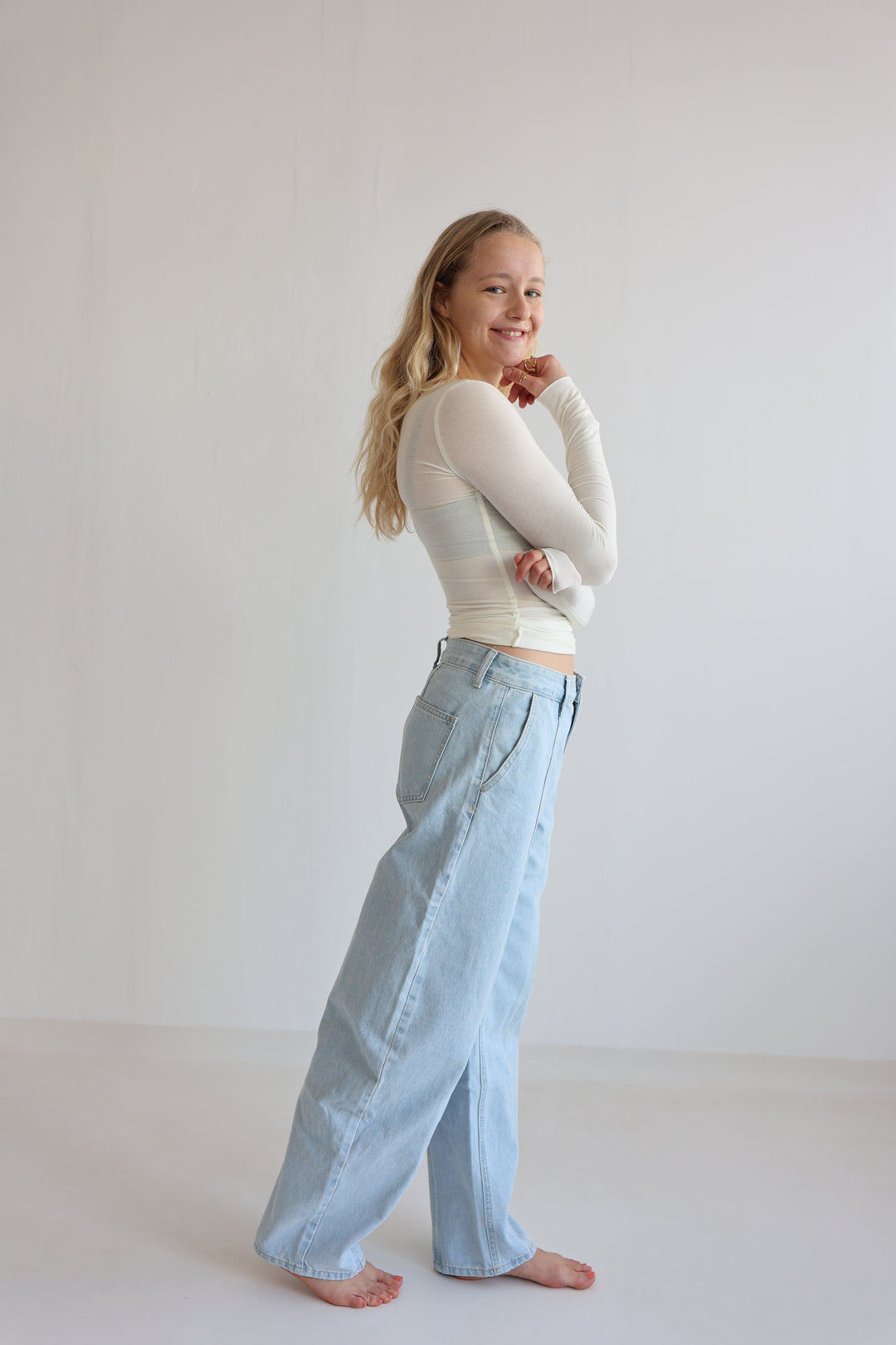 Barrel Jeans Casual Walk