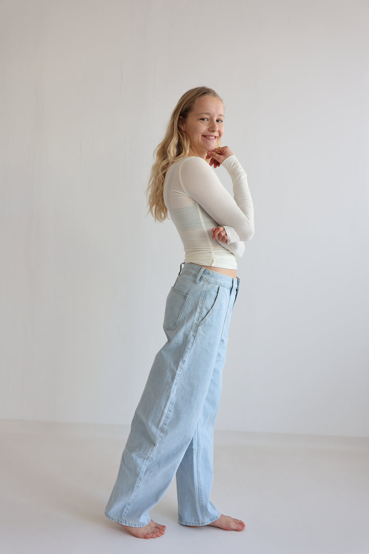 Barrel Jeans Casual Walk