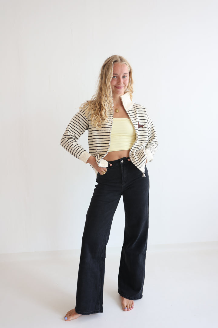 Dachshund Coast Zip Knit