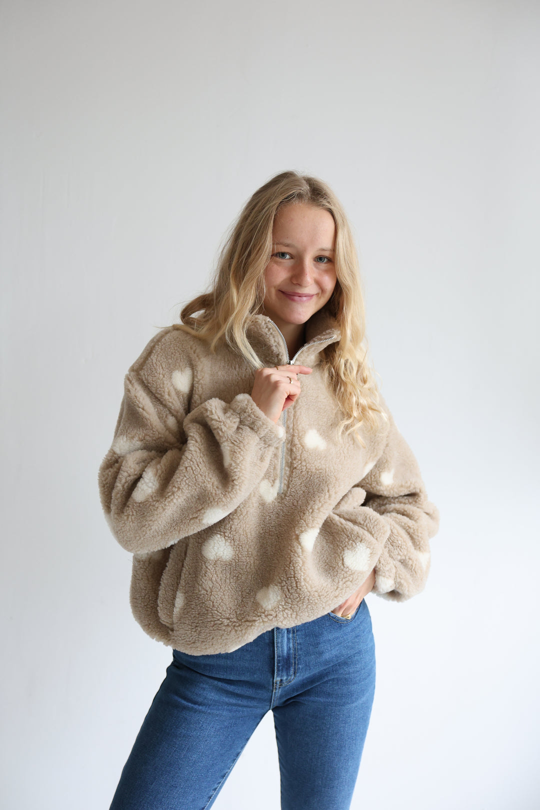 Teddy Zipper Warm Heart