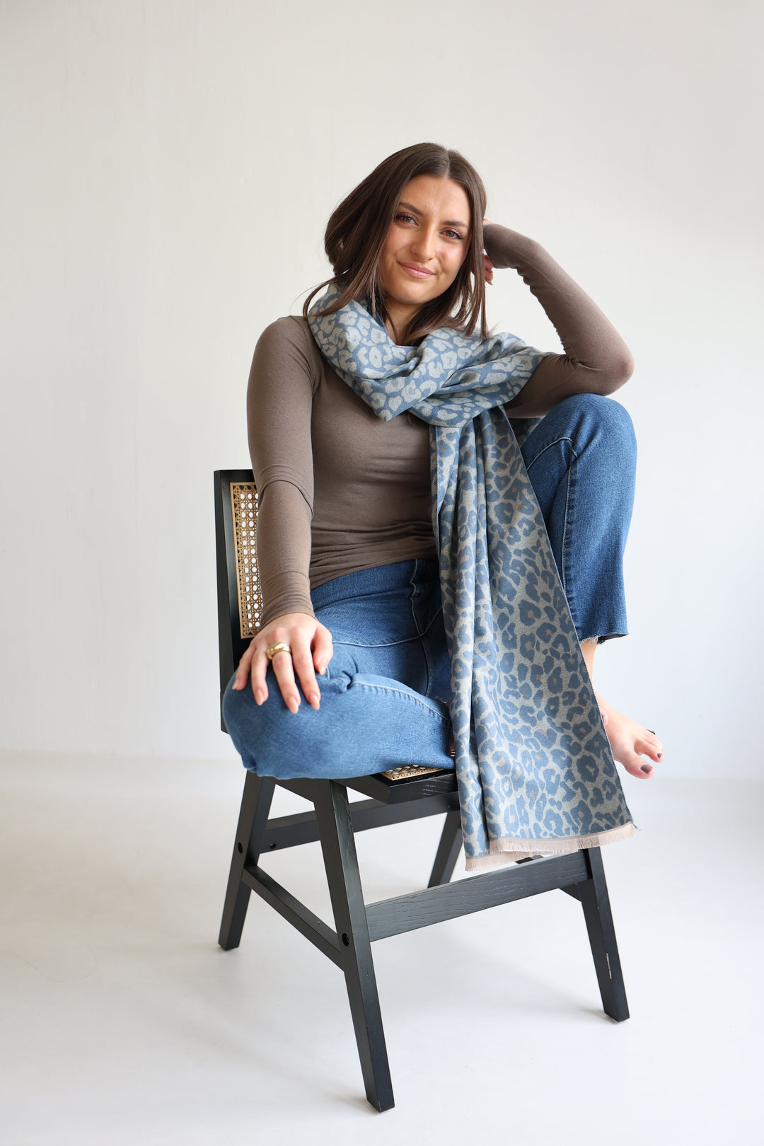 Langer Schal Wild Muse