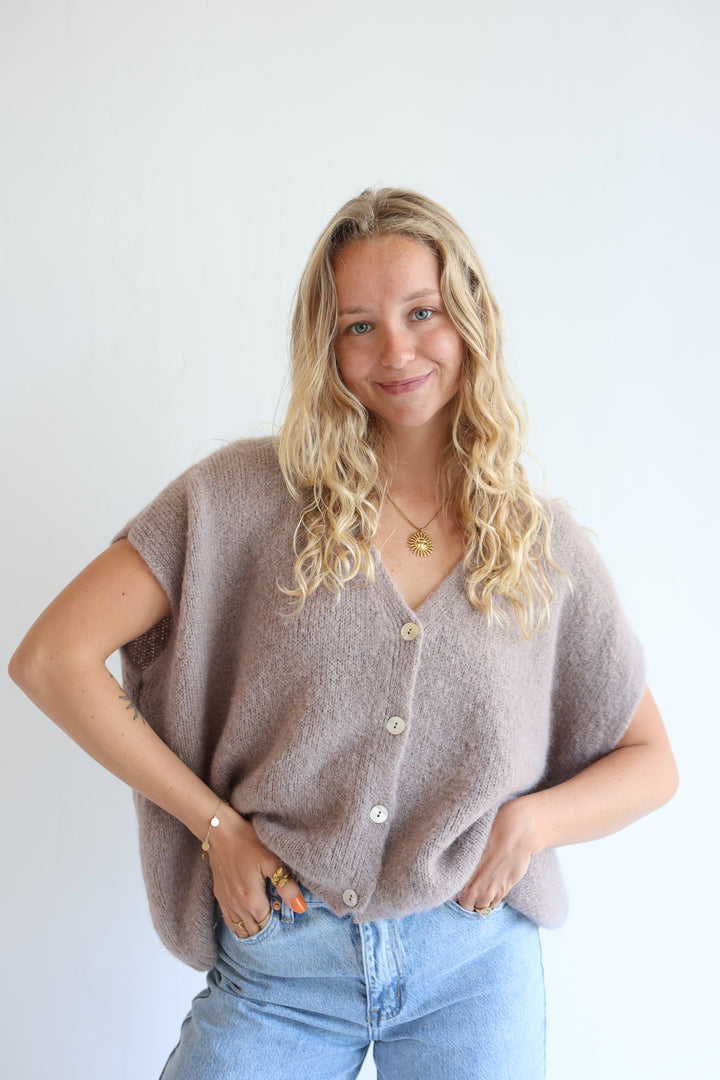 Lockere Pullunder-Weste Gina