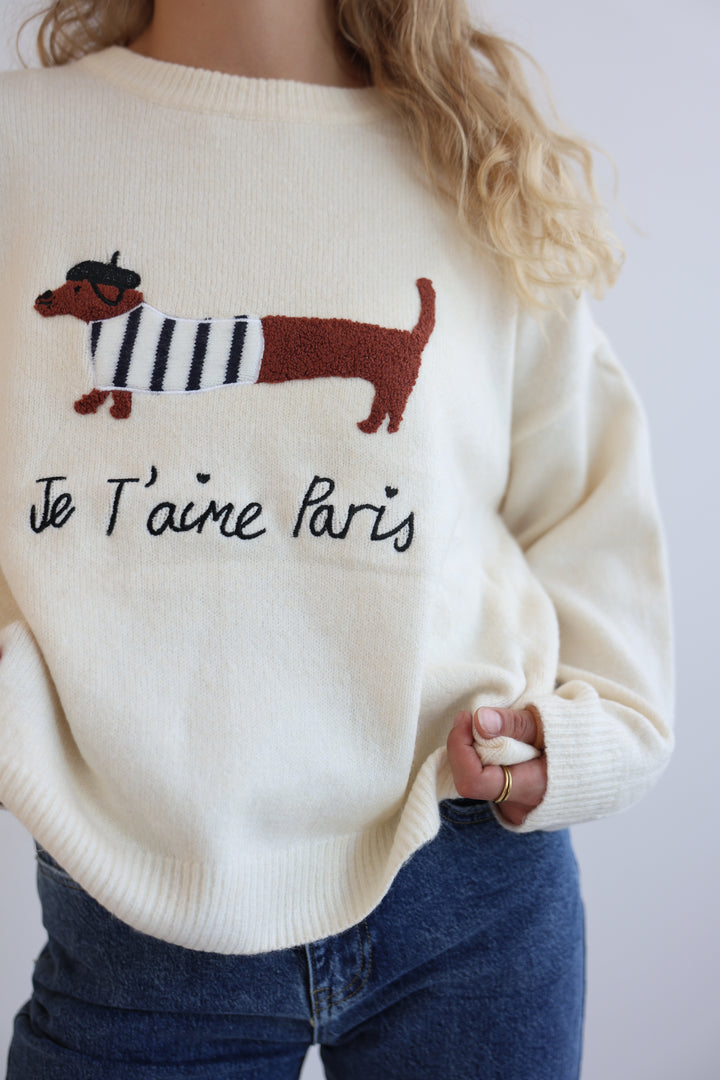 Je T’aime Paris Knit
