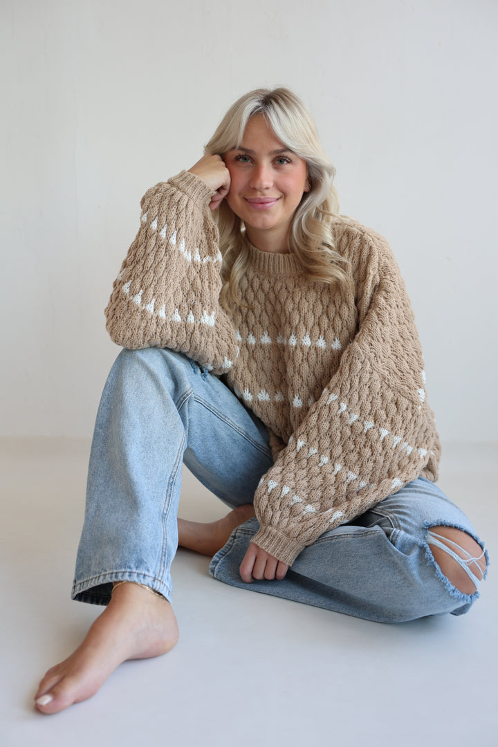 Bubble Knit Pullover