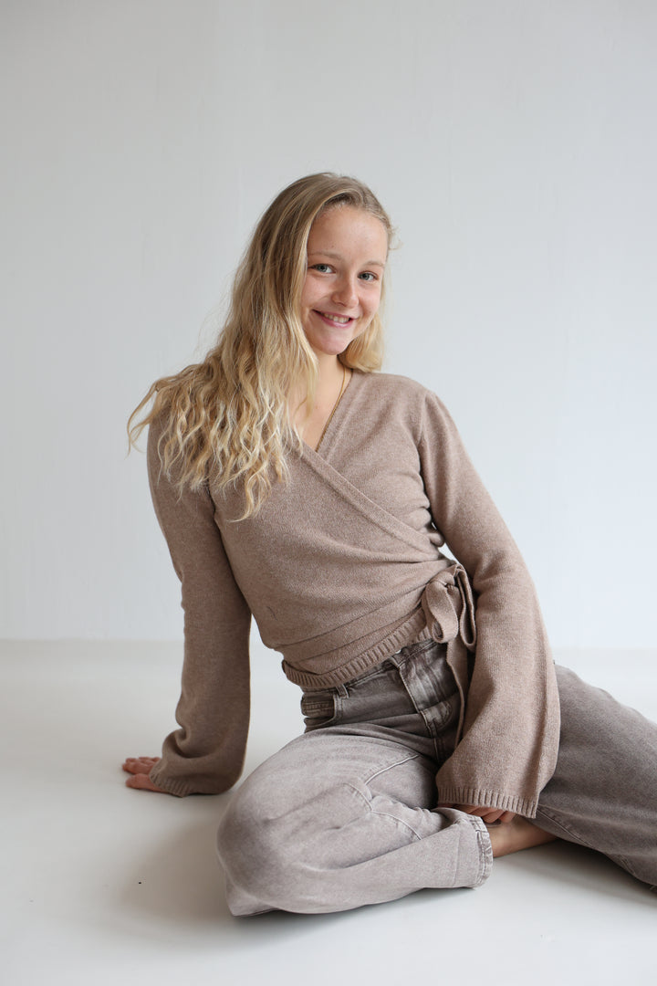 Soft Lounge Wickelcardigan