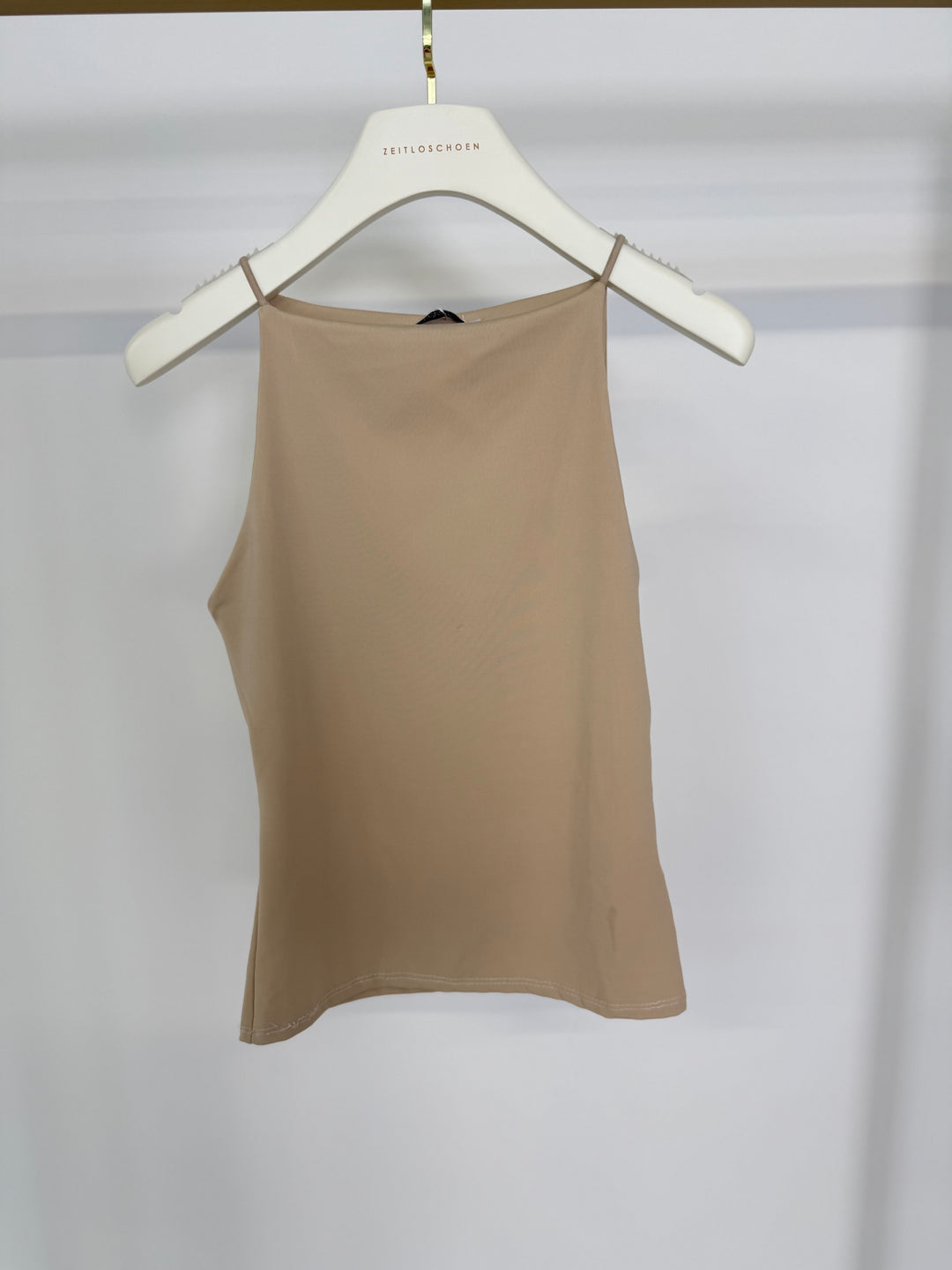 TOP MIT SPAGHETTITRÄGERN FENJA BEIGE GR.L/40 (B-WARE)