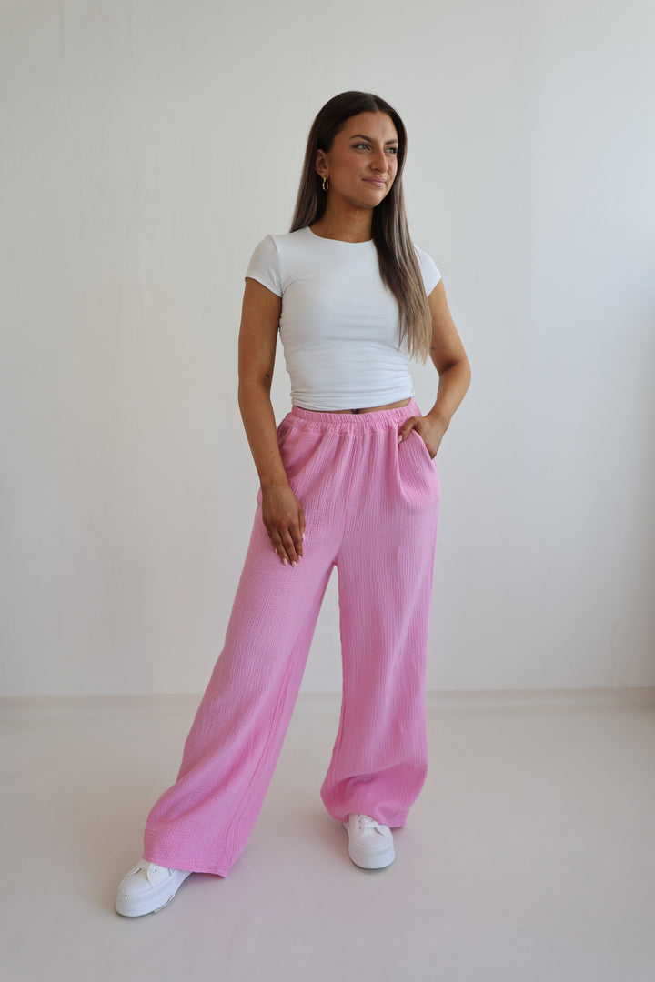 Lange Musselinhose Casual