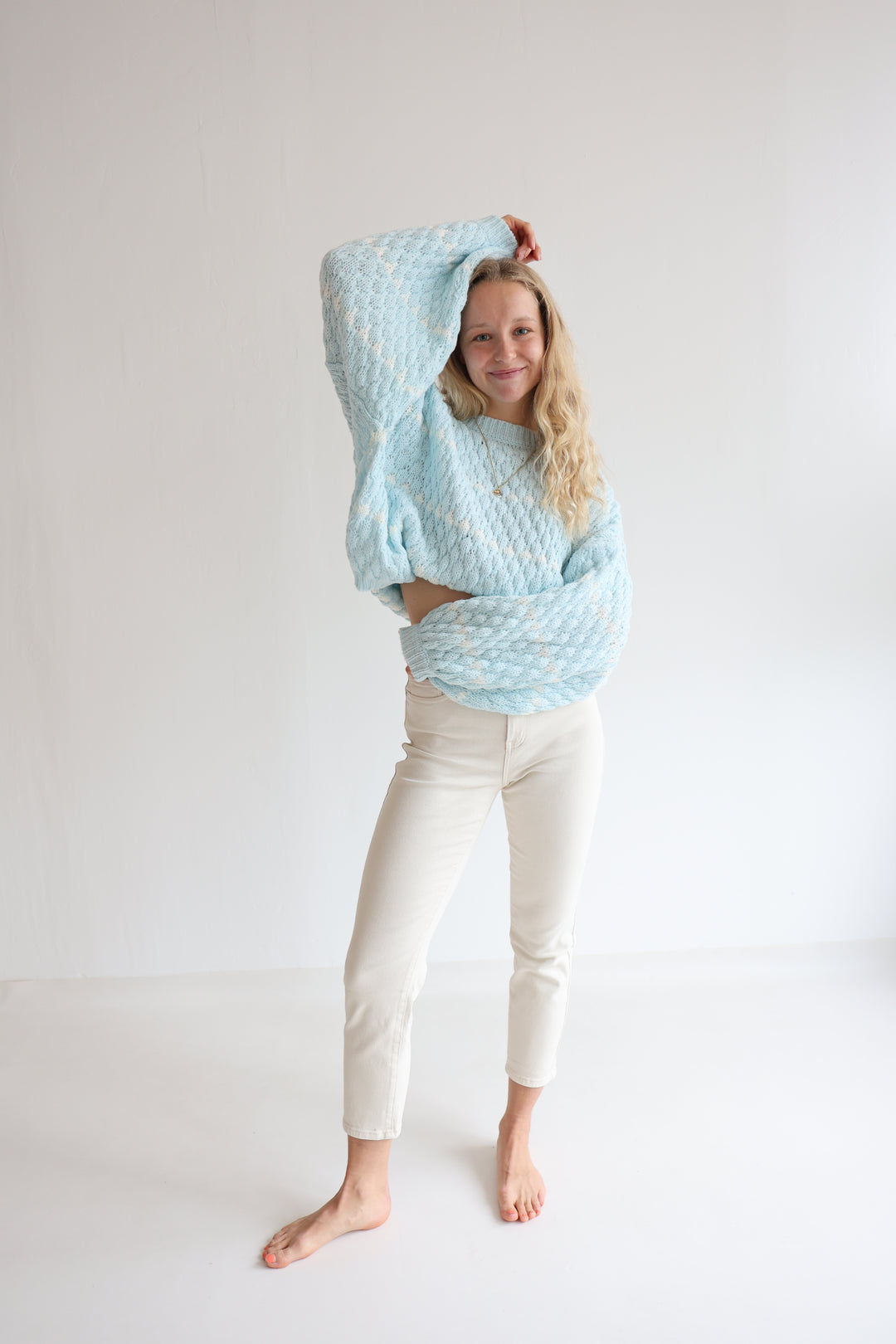 Bubble Knit Pullover