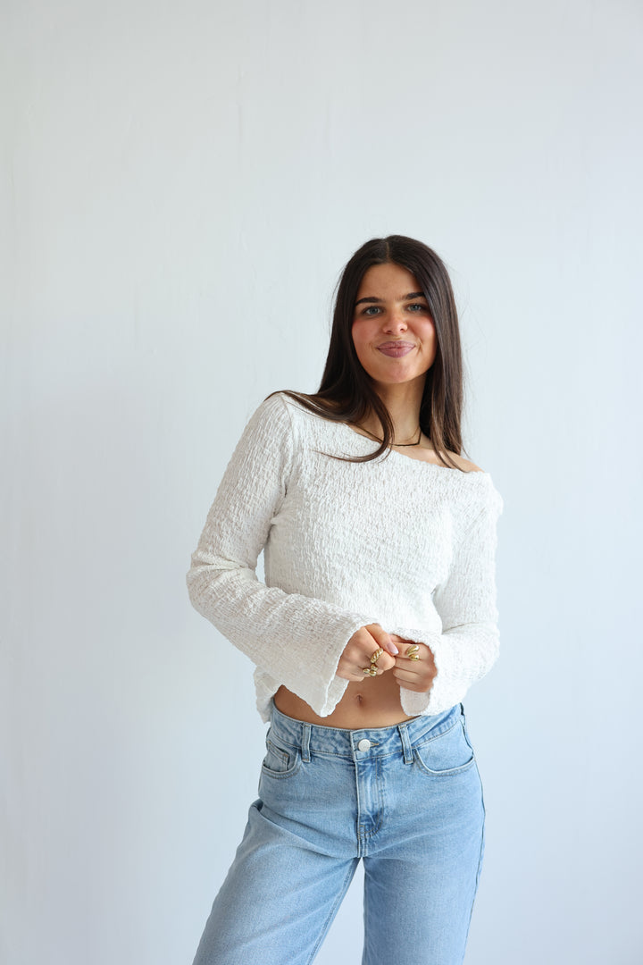 Longsleeve mit Struktur Ina