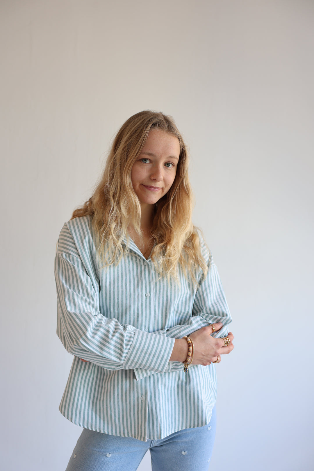 Striped Cotton Blouse