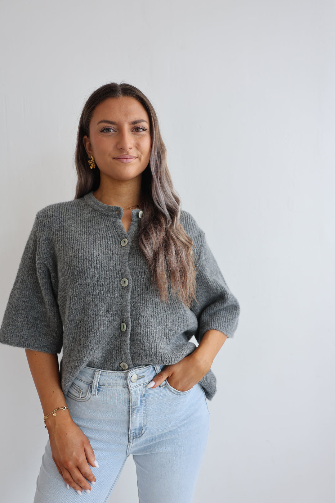 Kurzarm Cardigan Jolina